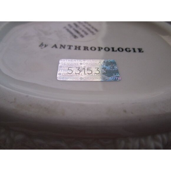 Anthropologie Christmas Cable Knit  Ceramic Stocking Boot Mug Red White EUC - Picture 14 of 14